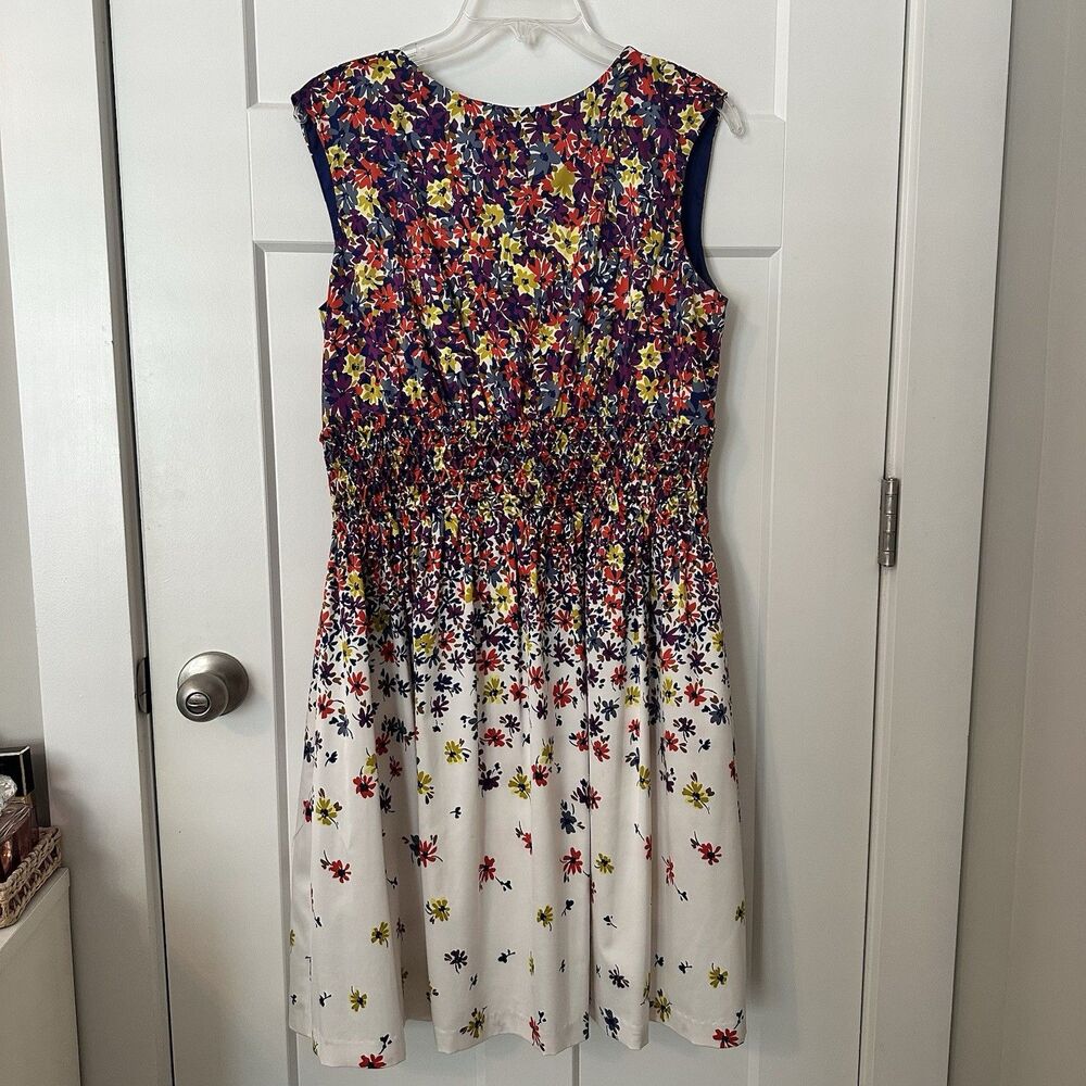 Jessica Simpson Multicolor Floral Ombré Women’s Sleeveless Dress Size 14